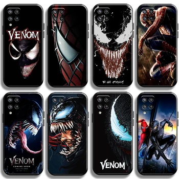Marvel Spiderman Venom Samsung Galaxy M32 M32 5G Telefoni Juhul Must TPÜ Funda Täieliku Kaitse Tagasi Põrutuskindel Carcasa Coque