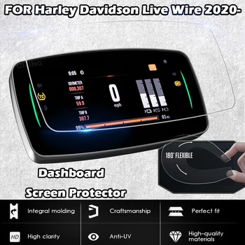 Mootorratta Screen Protector For Harley Davidson Live Wire 2020 TFT LCD Vahend Film Armatuurlaua kriimustuskindel Kaitsekile