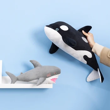 Kawaii Hai Simulatsiooni Killer Vaala -, Plüüš-Mänguasi, Pehme Täidisega Ookeani Loomade Kala Padi Nukk Mänguasjad, Lapsed, Tüdrukud Last Rahustama Kingitus