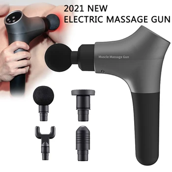 2021 Uus Elukutse Massaaž Relv Electric Deep Muscle Massager Fascial Relv Lõõgastuda Salenemisele Kujundamisel Valu