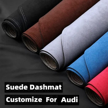 Auto-styling Suede Nahast Dashmat Armatuurlaua Kate Dash Mat Aksessuaar Audi A8 S8 A8L D4 4H 2010-2017 2011 2012 2013 2014 2015
