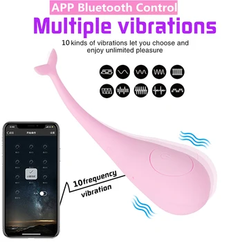 10 Sagedus APP Bluetooth Kaugjuhtimispult Vibratsiooni Massager Sugu Mänguasjad Naine Seksi Muna APPI Vibraator Clit Stimulaator Vibraatorid