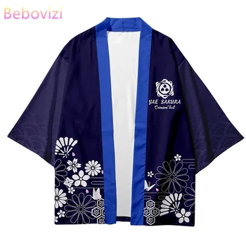 Pluss Suurus 6XL Anime Beach Jaapani Stiilis Kimono Streetwear Meeste ja Naiste Kampsun, Cosplay Haori Yukata Harajuku Tops Rüü Riided