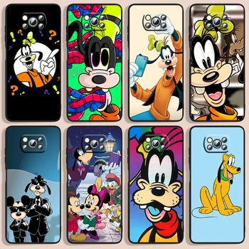 Disney Goofy Koer Telefoni Puhul Xiaomi Poco F1 X2 F2 X3 C3 M3 F3 X4 M4 F4 Pro 5G 4G NFC GT Must Iuxury Silikoon Tagasi Pehme Capa