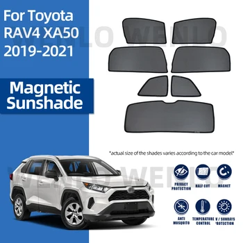 Toyota RAV4 XA50 2019-2021 Auto Päikesevarju Esiklaas Kardin Magnet Sunshield Beebi Külje Akna Tumenevad Võre Klaas Kilp Neto