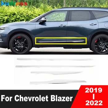Näiteks Chevrolet Blazer 2019 2020 2021 2022 ABS Plastikust Pool Ust Keha Trimmi Vormimise Garneering Riba Kleebis Auto Välisilme Tarvikud
