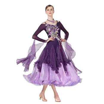B-16112 Kõrge kvaliteedi valss tantsusaal tantsu kleit konkurentsi partei kleit naistele