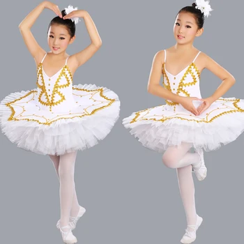 Ballet Tutu Tüdrukute Täiskasvanute tööalase Ballet Tutu Naised, Lapsed Luikede Järv Kostüümid Tüdrukute Pannkook Ballerina Kleit B-6450