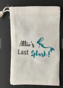 CUSTOM Merineitsi Splash Bachelorette Pohmelus pruudi dušš taastamise Survival Kit pulm teene, kingitus kotid pidu Candy kotid
