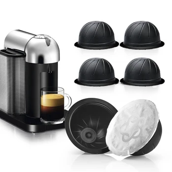 ICafilas Korduvtäidetavaid Kohvi Kapslid Korduvkasutatavad Vertuo Kaunad Filter Foolium Nespresso Vertuoline GCA1 ja Delonghi ENV135 Tegija