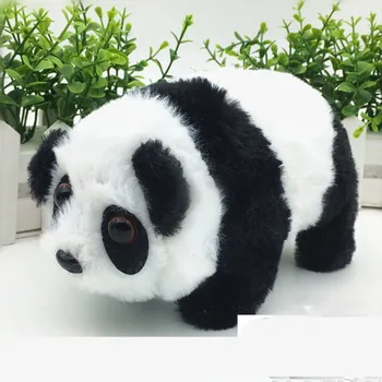 Elektri -, Plüüš-Mänguasi topis Pandas Saate Helistada ja Kõndida Robot Pet National Treasure Hiina Baby Kingitus Interaktiivsed Mängud