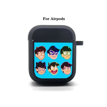 Pehmest Silikoonist Bluetooth Kaitseriietus, Kõrvaklapid Juhul Anime Osomatsu San AirPods case Cover Apple AirPods Kõrvaklappide kott