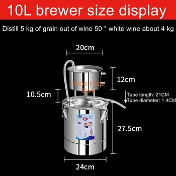 Kodu distiller valmistamise masin kodus likööri puhas kaste masin väike brewer praad veini steamer valmistamise seadmed
