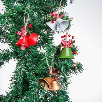 Isiku Asjade DIY Kaunis Metallist Tree Kaunistused Jõulud Kellad Jingle Kellad Ripuvad Decor