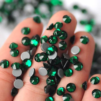 Emerald Kiirparandus Roheline Kive DIY Ehete Disain Raud Flatback Klaasi Ring Crystal Kivid ühise Põllumajanduspoliitika Tantsu Kleit