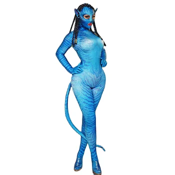 Halloween Kostüüm Avatari Cosplay Öö Clubwear Baar Rolli Mängida Jumpsuits Naised Mehed Venitada Kangast Drag Queen Riided Vegas Rave