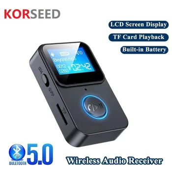 KORSEED 5.0 Bluetooth-Audio-Vastuvõtja, Saatja, LCD Ekraan, Bluetooth-ühilduva Muusika, Audio Vastuvõtja Auto PC TV
