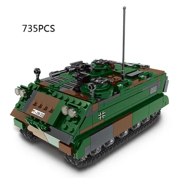 WW2 sõjalise M113 Soomustatud Vedaja MUDEL batisbricks kes ehitusplokk maailmasõda saksamaa sõjavägi tellised mänguasjad MTW SÕIDUKI