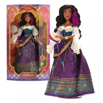 Disney Store Princesas Nukk Esmeralda Piiratud Printsess Disney Kawaii Cartoon Armas Originaal Mudel Mänguasjad Tüdrukute Sünnipäev Kingitused