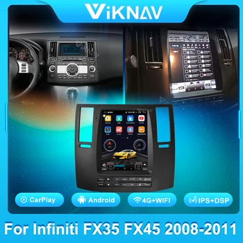 Android autoraadio Jaoks Infiniti FX35 FX45 2008-2011 Auto Stereo Vastuvõtja Vertikaalne Ekraan 2 Din Multimeedia Mängija, GPS Navigeerimine