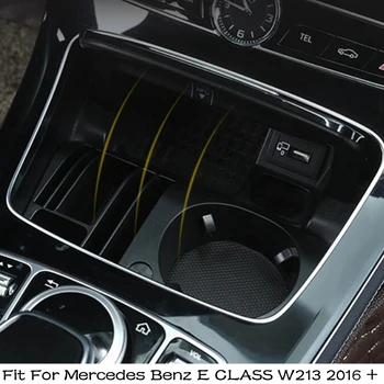 Vee Tassi Ladustamise Kasti Multifunktsionaalne Konteiner Telefon Sahtel Muutmine Tarvikud Sobib Mercedes Benz E-KLASS W213 2016 - 2021