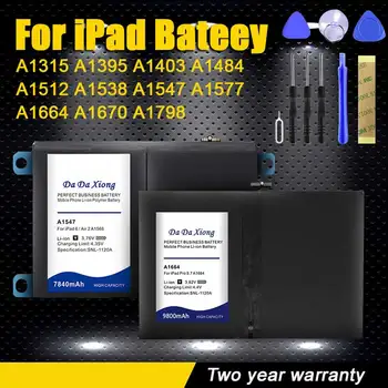 100% Originaal Bateria Apple iPad mini 1 1 2 3 4 5 6 Õhu 9.7 10.5 12.9 tolline Generationl A1793 616-0448 616-0478 969TA028H