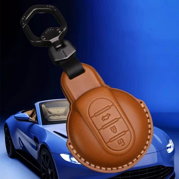 Nahk Auto Remote Smart Key Juhul Fob Kaas MINI Cooper F54 Klubiliige F55 Kõvakatusega F56 Luukpära F57 Covertible F60