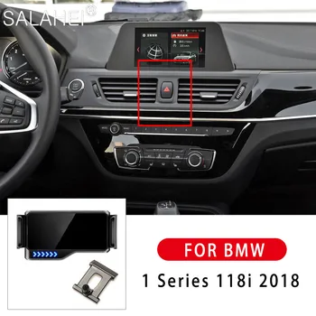 Uut Gravity elektriauto Telefoni Omanik BMW 1-SEERIA 118i 2018 Air Vent Mount Bracket GPS Tugi Auto Induktsiooni Tarvikud