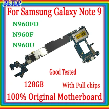 128GB Samsung Galaxy Märkus 9 N960U N960F N960FD Emaplaadi Täieliku lukustamata Galaxy Märkus 9 N960F Loogika pardal Koos Android OS