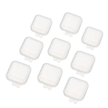Mayitr 50tk Mini läbipaistvast Plastikust Väike Kast, Konks Ehted Kõrvatropid Ladustamise Konteineri Ladustamise Kastid 37*37*20cm