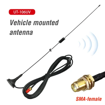 UT-106 UV-Dual Band pardal Antenn Walkie Talkie-Antenn VHF-UHF-sagedusala UV5R UV 82 käsiraadio Auto Kõrge Saada Antenni autoraadio