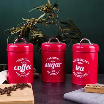 Nordic Sugar Kanister Pikk-kestev Veekindel Suure Mahutavusega Kohvi Mahuti Kohvi Mahuti Jahu Purki