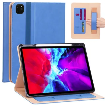 Tagaistme Kate Case for iPad Pro 2020 Juhul Nahast Tahvelarvutite puhul on iPad Pro 12.9 Juhul 2020 koos Pliiatsi Hoidja Funda