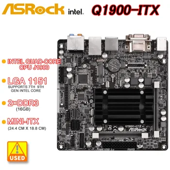 ASRock Q1900-ITX Emaplaat Intel Quad-Core Protsessor J1900 DDR3 1333 mälu 16 GB USB 2xSATA Mini-ITX Intel Gen 7 graafiline