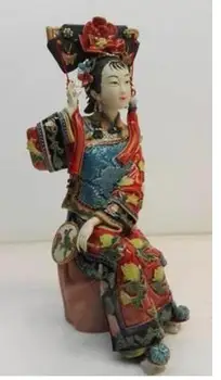 Qing dünastia naine lõhnaaine klassikaline ilu portselanist nukk Hiina stiilis kodu Daamid daam Skulptuur Ilu Naised kuju