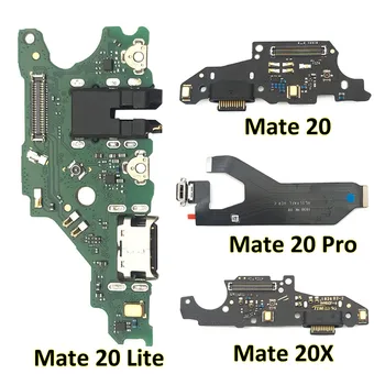 10tk，100% Originaal Jaoks Huawei Mate 9 10 20 30 Lite Pro 20X USB Laadija Laadimise Dock Pistik-Pistik Mikrofoni Juhatuse Flex Kaabel