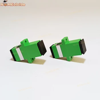 Kõrge Kvaliteediga 200/500/1000 TK KS APC Adapter Connector Simplex ühemoodilisi Plastikust SM fiiberoptiliste Adapter 0.3 dB