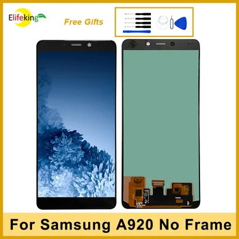 OLED LCD Samsung Galaxy A9 2018 A920 Ekraan A920F SM-A920F/DS-LCD puuteekraan, Digitizer Assamblee Asendamine 100% Testitud