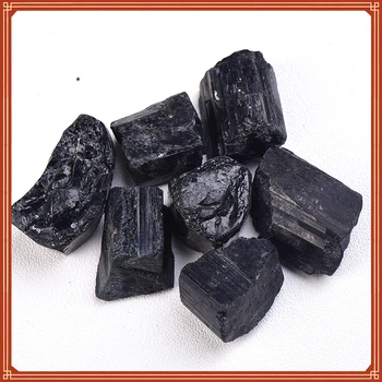 Must Turmaliin Kruusa Raw Gemstone Mineraal-Isendi Ebaseadusliku Crystal Healing Täiustatud Kogumise Kõrvaldada Magnetism
