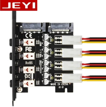 JEYI iControl-8 rohkem 4 kõvaketta raske kontrolli süsteem intelligent control kõvaketta haldamise süsteemi HDD SSD toitelüliti neli