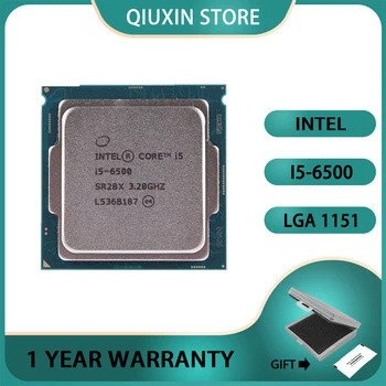 Intel Core i5-6500 i5 6500 Protsessor PROTSESSOR 3.2 GHz Quad-Core Quad-Lõng 65W 6M LGA 1151