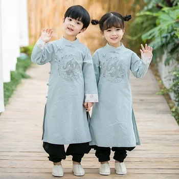 3Colors Poiss, Tüdruk Tang Rist Rääkida Qipao Riideid Kleit Lapsed Hiina Stiilis Kooli Cheongsam Särgid Kleit Lapsed Idamaised Rõivad