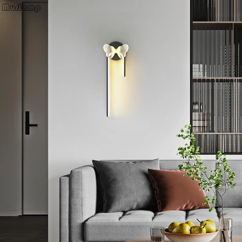 Murlamp 2021 kaasaegne LED öölambid lamp lihtne elutuba, magamistuba taust liblikas seina lamp