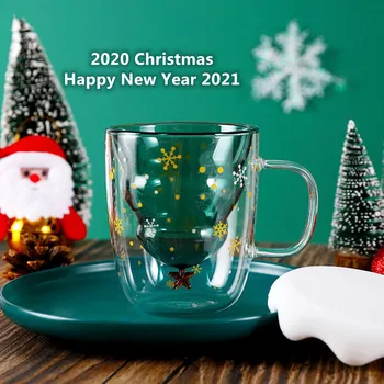 Armas Jõulud Kahe Klaasi Cup Häid Jõule Kohvi Kruus Loominguline Head Uut Aastat 2021 Star, Kes Soovivad Cup Dekoratsioon Kingitus