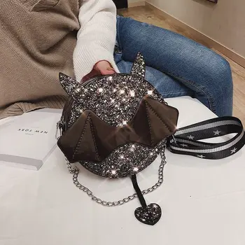 Peep Varba Kingad Pvt Kott Naine 2021 Uus Korea Fashion Ühe Õla Kott Naine Mini Messenger Bag Väike Ümmargune Kott