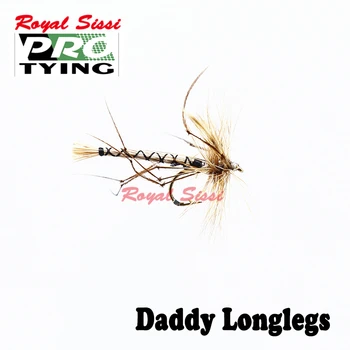 Royal Sissi PROTYING 4tk/box 14# forell fly kalapüügi peibutis daddy longlegs lendab pinna kuiva lendab kunstlikud putukad lennata konks