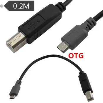- USB 2.0 OTG liin, B revolutsiooni micro 5P Mike OTG andmete line 0.2 meetrit